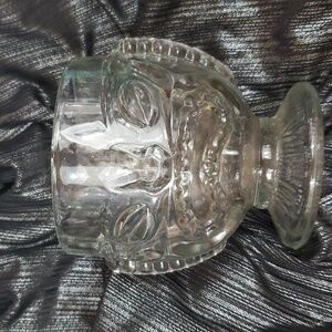 Vintage Hawaiian Tiki Head Happy Sad Face Glass